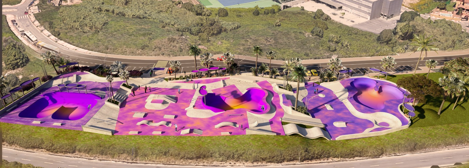 El Ayuntamiento licita un nuevo Skate Park en la zona de Trapiche Norte, con más de 5.000 metros cuadrados de superficie